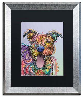Dean Russo 'Zoey' Art, Silver Frame, Black Mat, 16x20