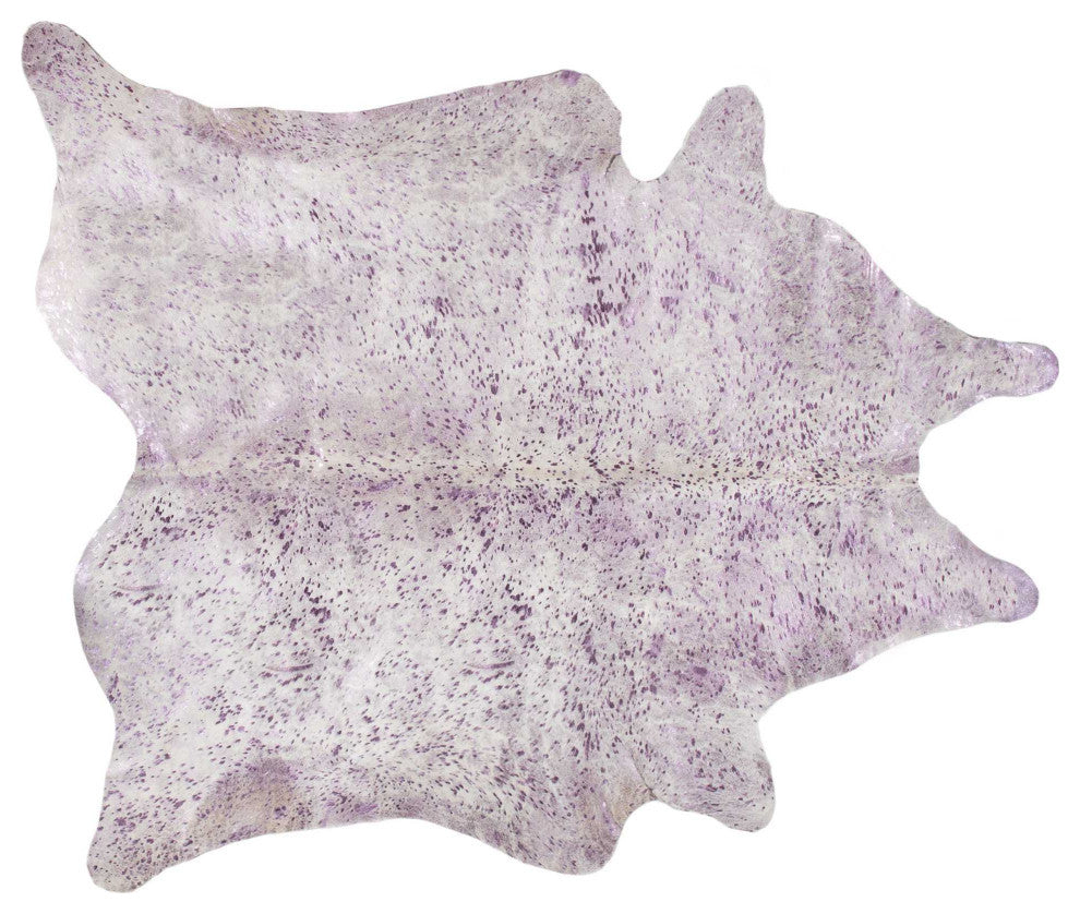 72" X 84" Grey Cowhide Rug