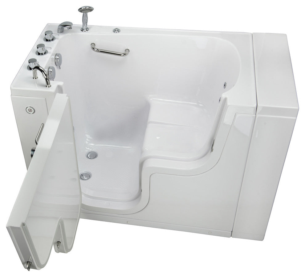 Transfer 32 Acrylic Hydro Massage Walk-In Bathtub Right Outward Swing Door