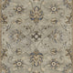 3' X 5' Grey Floral Vines Wool Area Rug