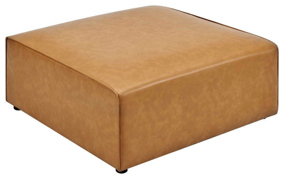 Accent Chair Ottoman, Velvet, Tan, Modern, Living Lounge Hotel Lobby Hospitality