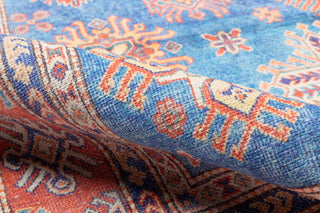 Momeni Chandler Cotton Polyester Traditional Blue Rug 2'3" X 7'6" Runner