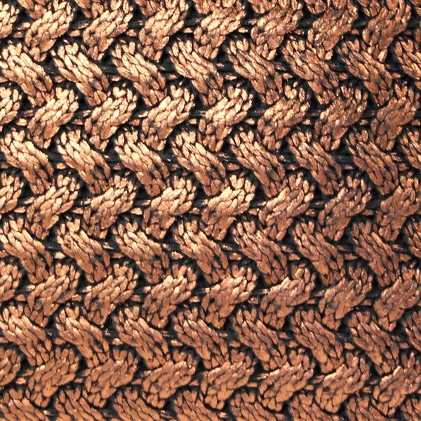 Pillow Decor, Hygge Metallic Copper Knit Pillow
