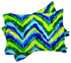 Deny Designs CayenaBlanca Green Chevron Pillowcase