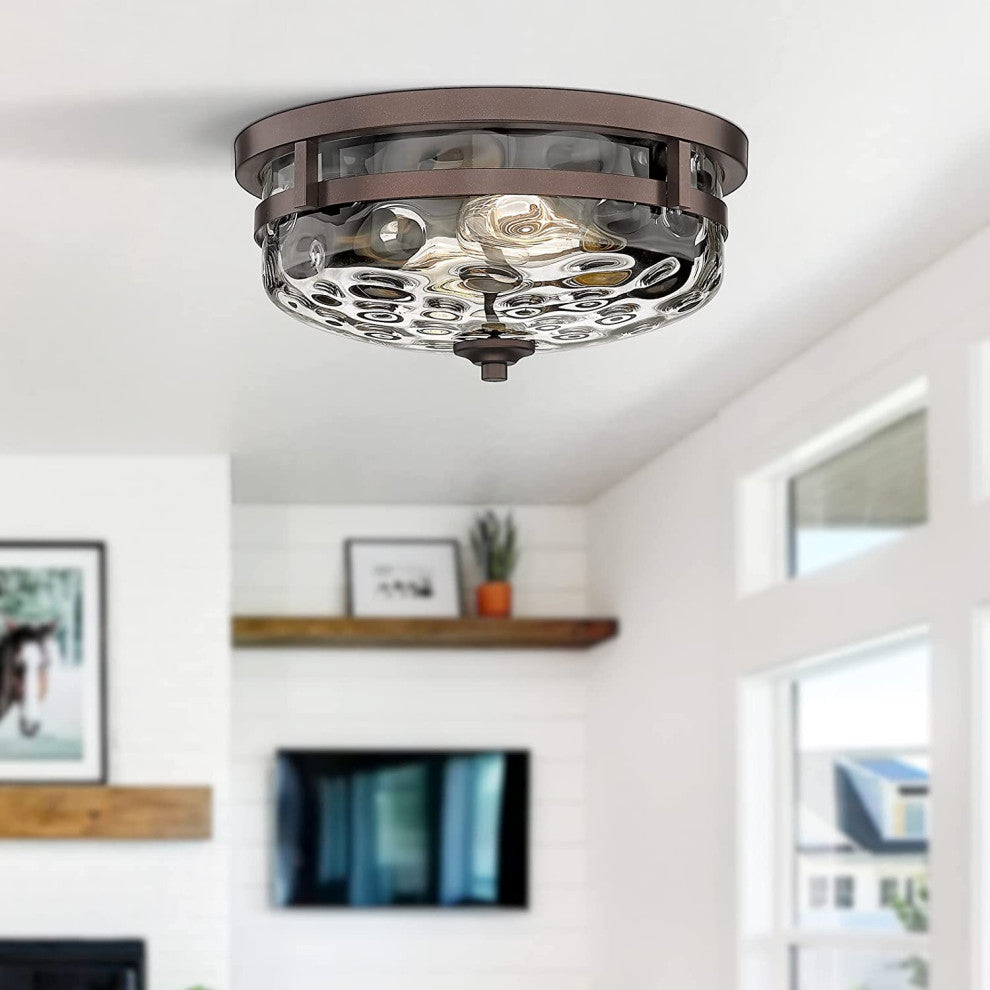 2 Light Ceiling Lighting Fixture, Farmhouse