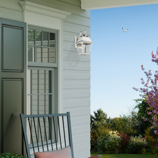 Wentworth 1 Light Brushed Nickel Outdoor Small Wall Lantern