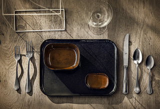 Original Vintage Flatware Set 5-Piece Set Pewter