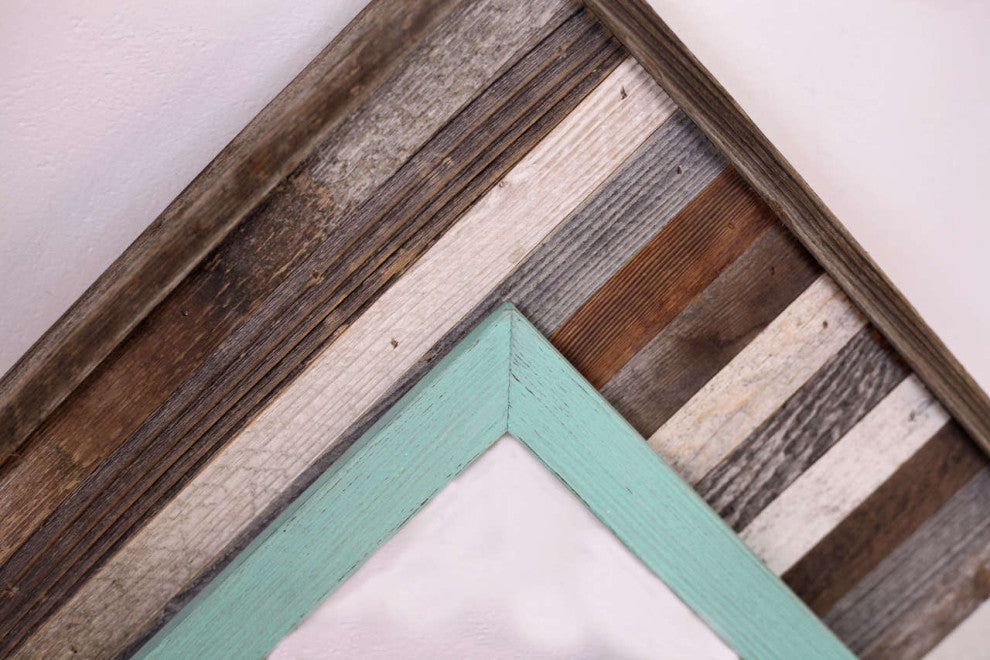 Summerland Barnwood Mirror 26"x34", Mint
