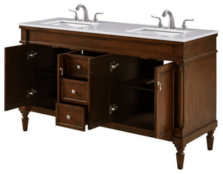 Elegant Lighting VF13060D Lexington 60" - Antique Beige