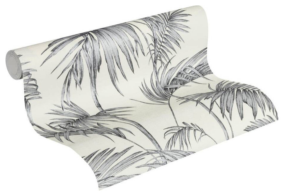 Textured Wallpaper Baroque Floral Image Jungle Modern, 369192