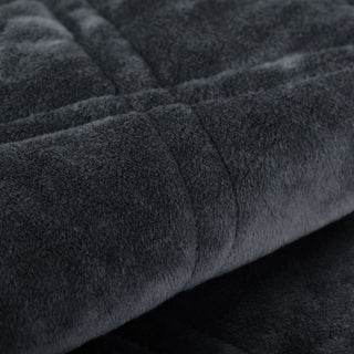 Supersoft Microplush Quilted 4-Piece Bed Spread Set, Steel Gray, King