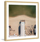 "Beach Pavillion" Framed Print by Karolis Janulis