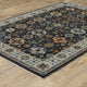 Augustus Medallions Indoor Area Rug, Blue, 9'10"x12'10"