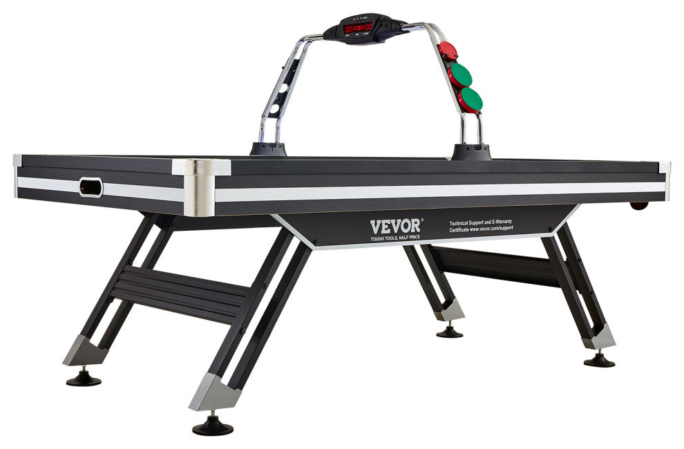VEVOR 89" Air-Powered Hockey Table Sport Hockey Game Pushers Pucks LED Scoring