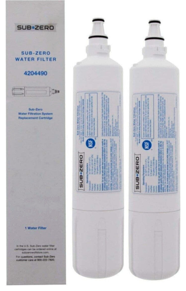 2 PACK Sub-Zero 4204490 Refrigerator Water Filter Subzero