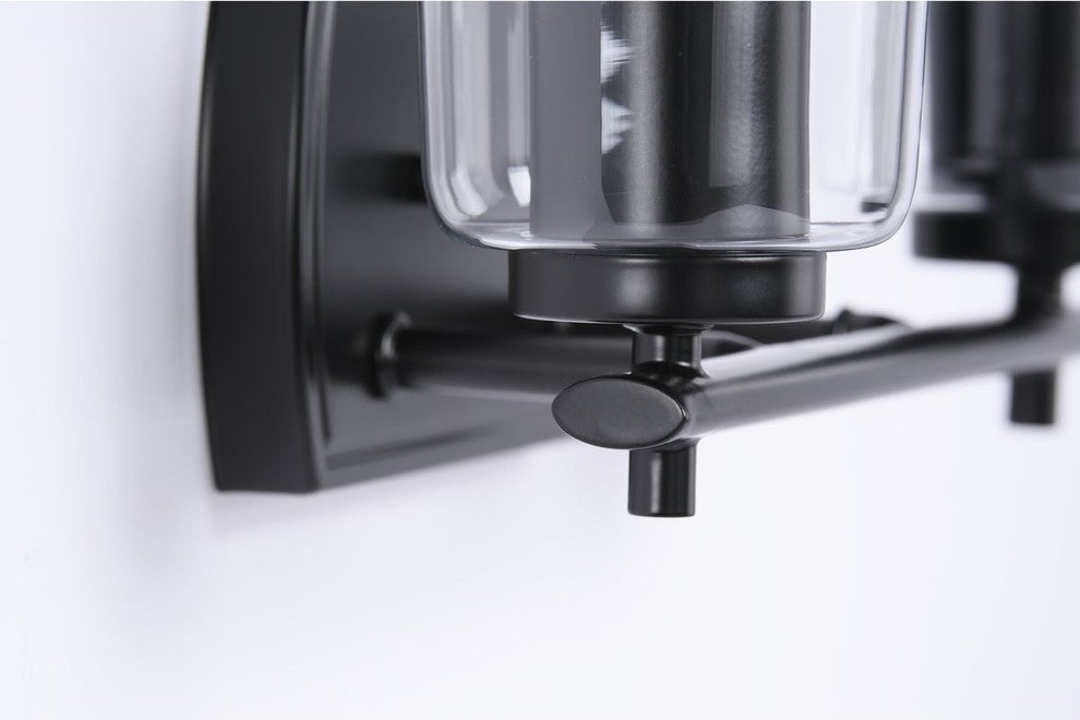 Adley Collection 2-Light Bath and Vanity, Black