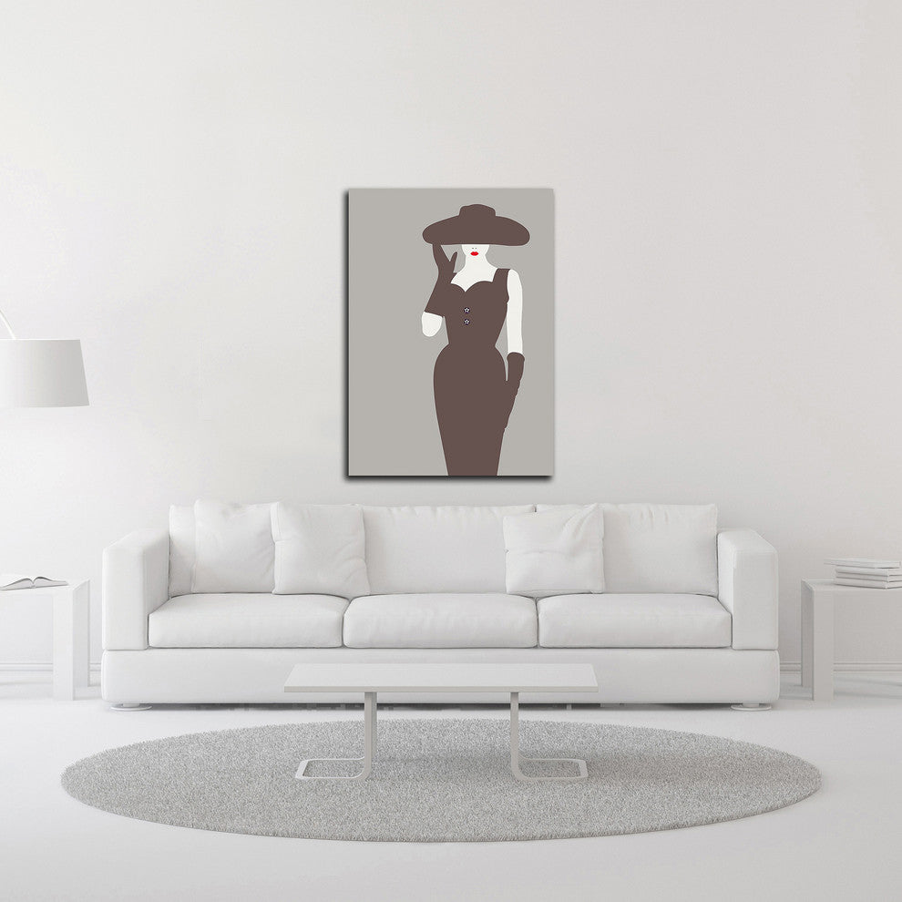 Lady No. 15 by Sean Salvadori, Print on Canvas, 20"x28"