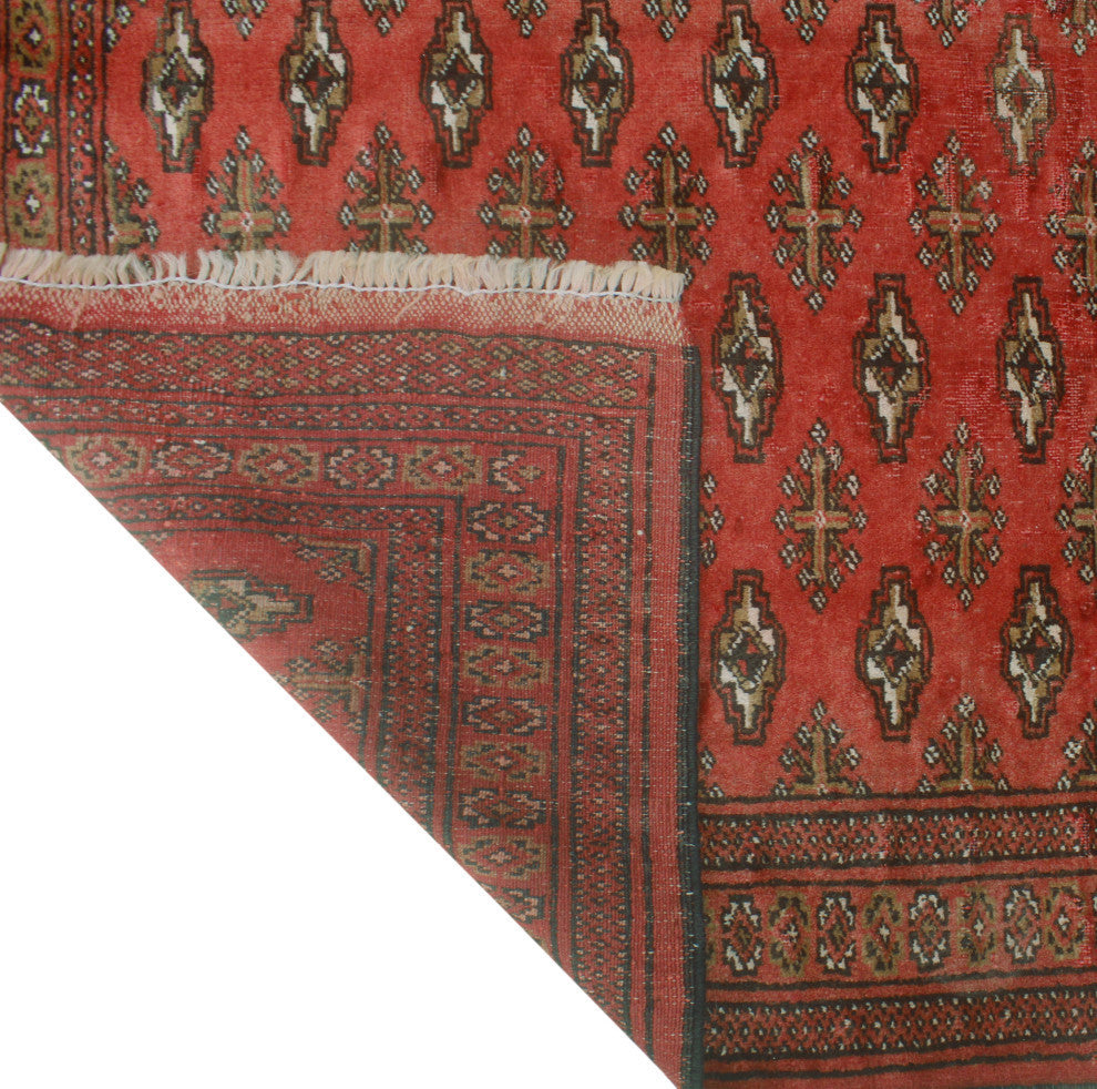 Semi-Antique Aleidis Red/Charcoal Rug, 3'9x5'3