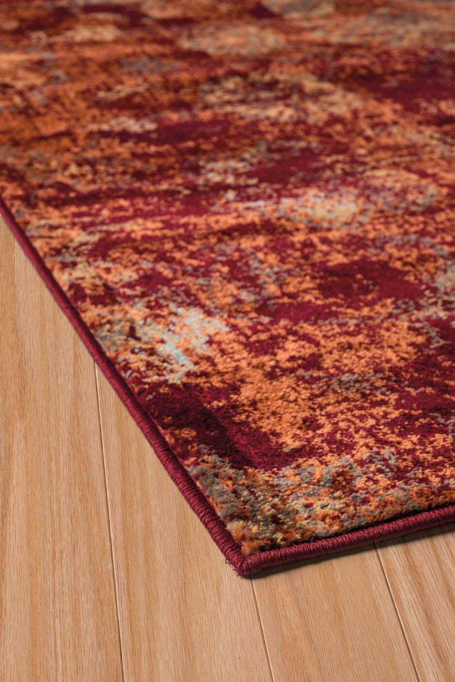 United Weavers Bridges Via Vicosa Crimson Area Rug 5'3x7'2