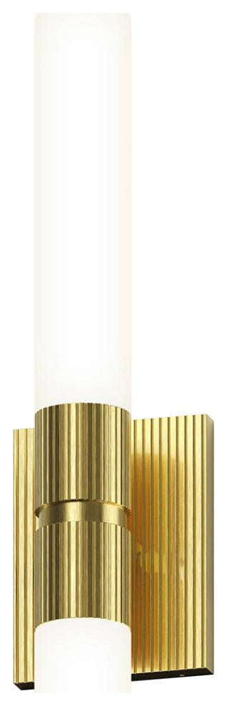 Sonneman 3962 2 Light 24" Tall LED Bathroom Sconce - Satin Brass