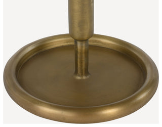 Ringo Marble Drink Table, Brass