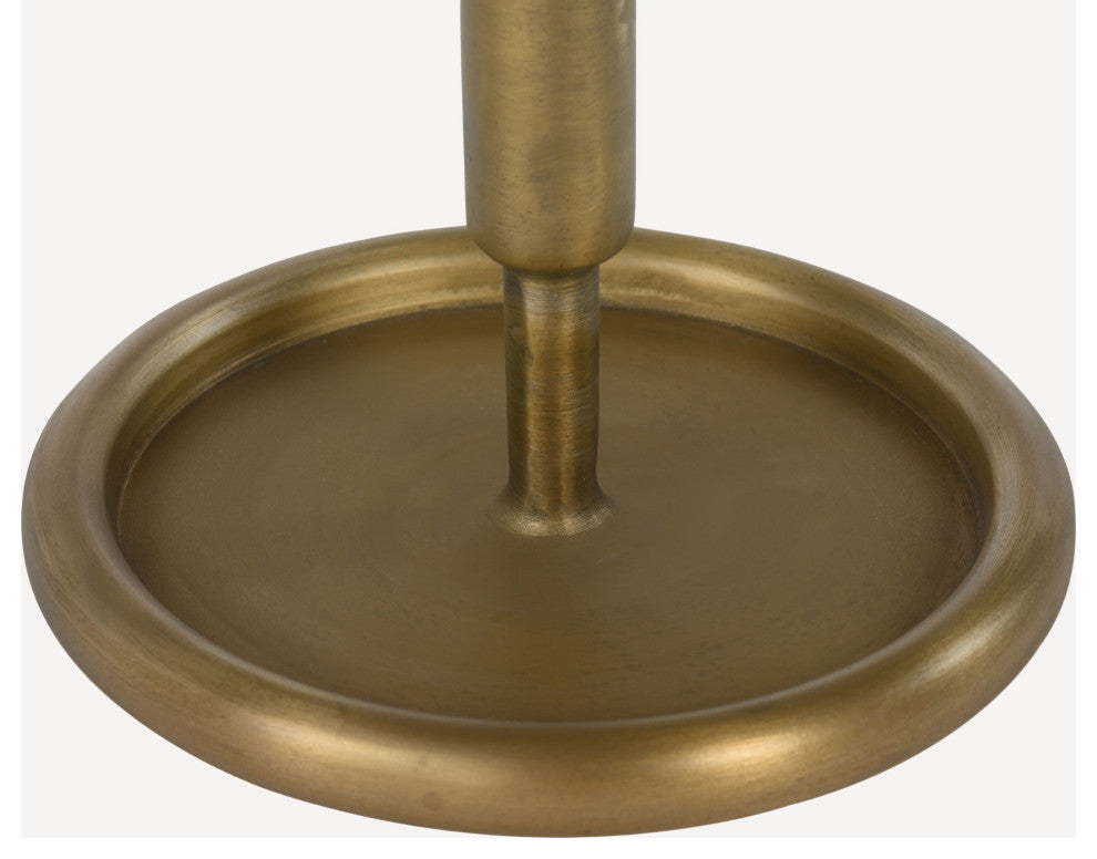 Ringo Marble Drink Table, Brass
