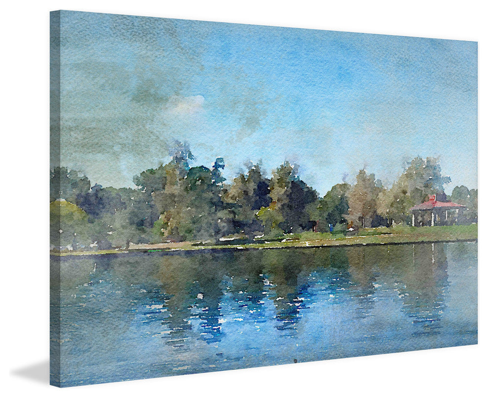 "Lake Balboa at Summer" Print on Canvas by Irena Orlov