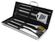 BBQ Grill Tool Set With 6 Utensils and Aluminum Carrying Case By Home-Complete
