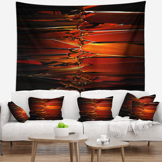 Colorful Abstract Glass Design Abstract Wall Tapestry, 80"x68"