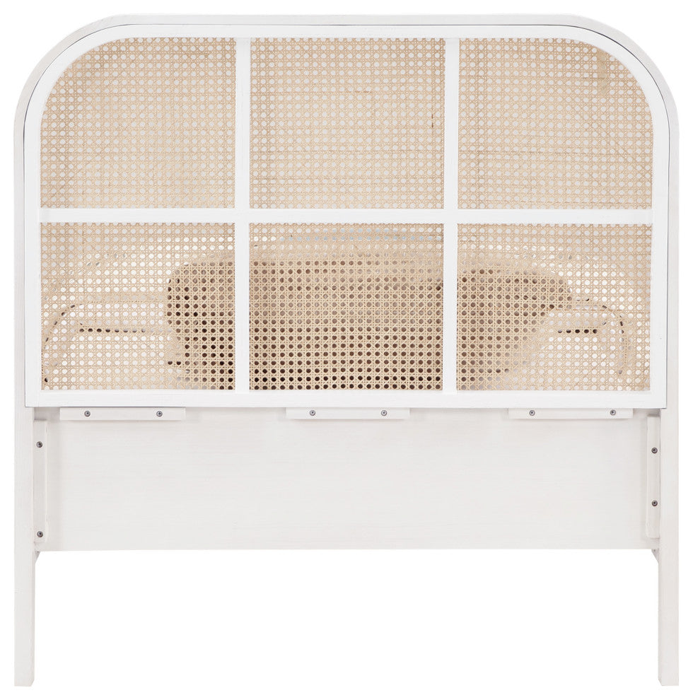 Siena Ash Wood Bed, White, Twin