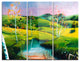 "Endless Green Pastures" Metal Wall Art, 3 Panels, 36"x28"