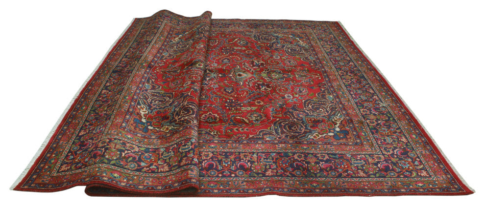 Fine Vintage Distressed Arleth Red Rug