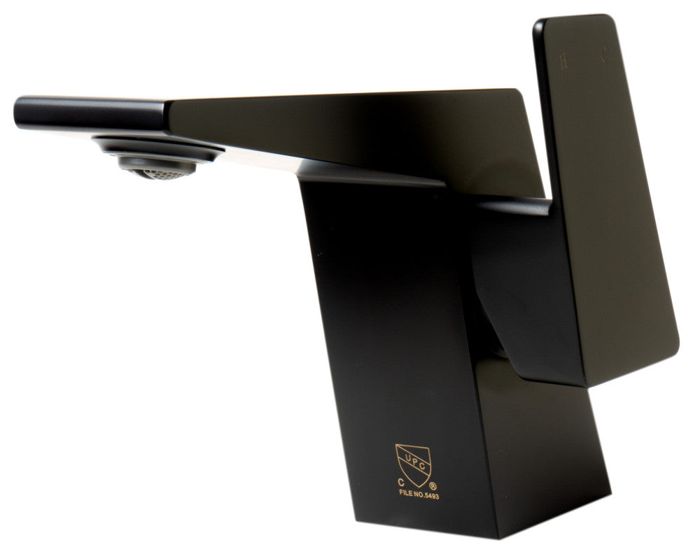Black Matte Single Hole Bathroom Faucet