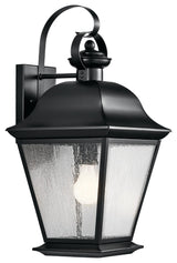 Outdoor Wall 1-Light, Black, Incandescent