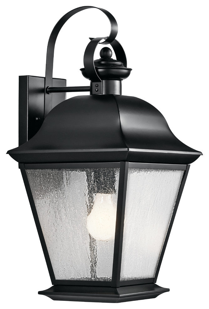 Outdoor Wall 1-Light, Black, Incandescent