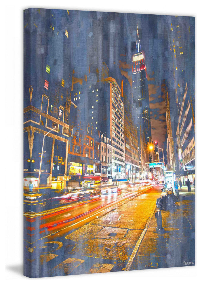 "City Lights" Print on Canvas, 16"x24"