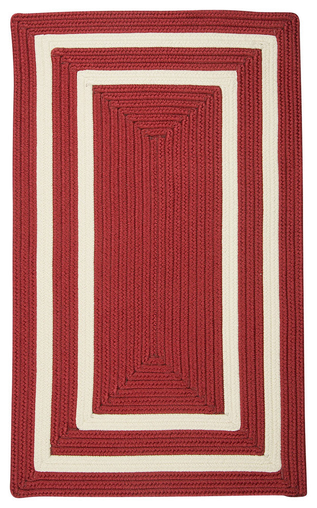 Colonial Mills La Playa PY71 Sangria Indoor/Outdoor Area Rug, Rectangular 2'x4'