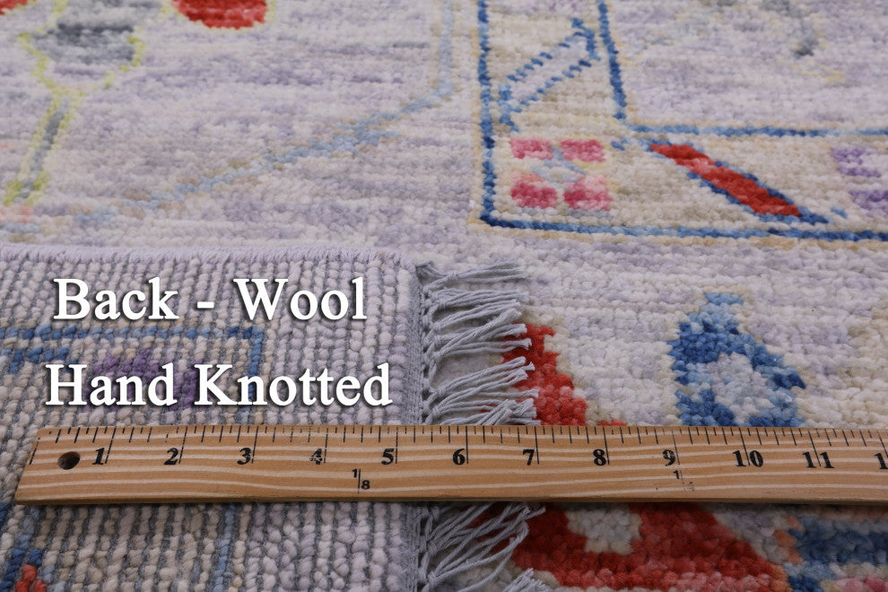 10' 5" X 13' 11" Turkish Oushak Hand Knotted Wool Rug - Q16092