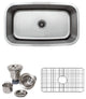 Wells Sinkware 31-inch Single Bowl Sink Pack, 10 Inches Deep, Sink Package