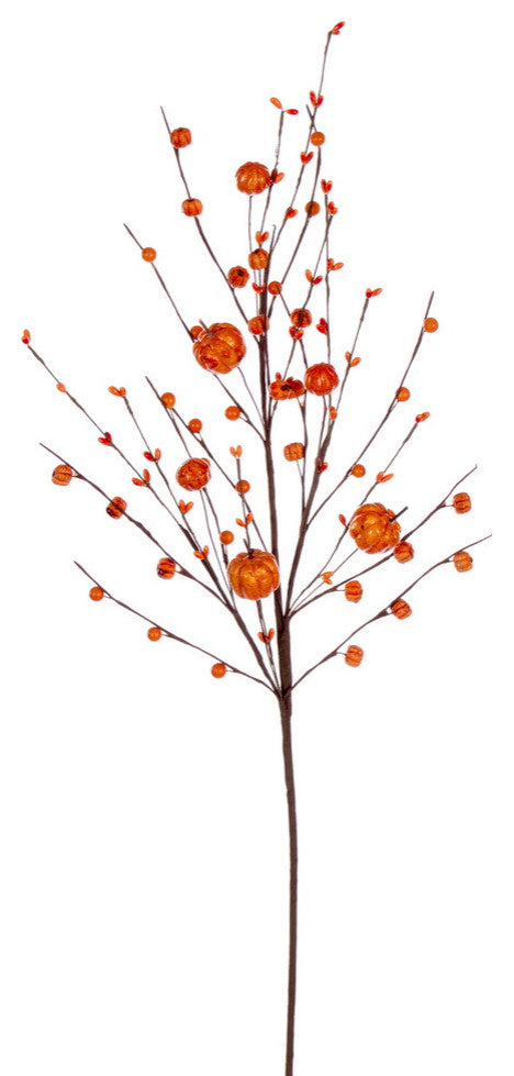 Vickerman 32" Artificial Pumpkin Berry Spray