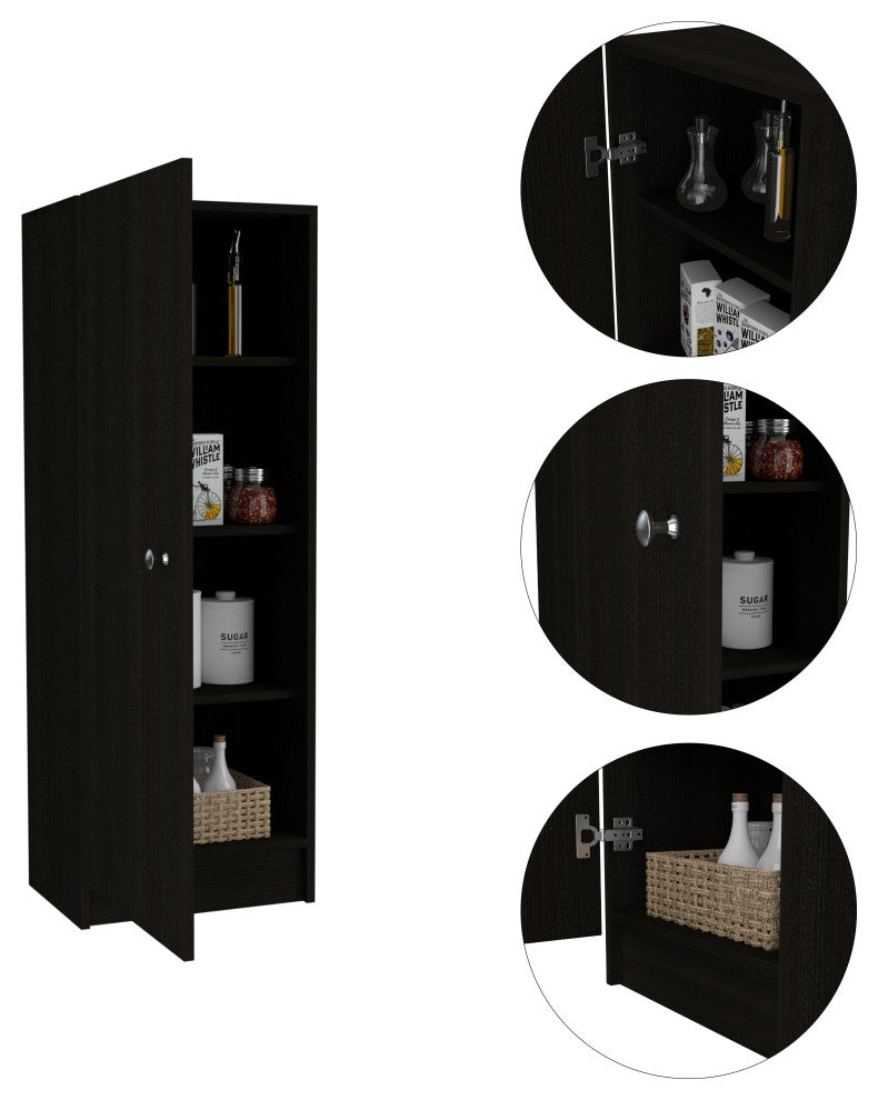 Uluru Kitchen Pantry, Black