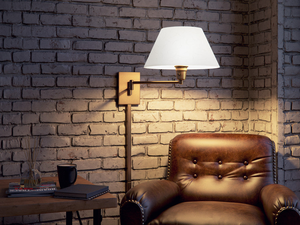 Kenroy 30100VB 1-Light Swing Arm Wall Lamp, Simplicity
