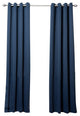 Back Tab Thermal Insulated Blackout Curtains, Pair, Navy, 126"