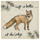 "Lodge Life V" Digital Paper Print by Anne Tavoletti, 32"x32"