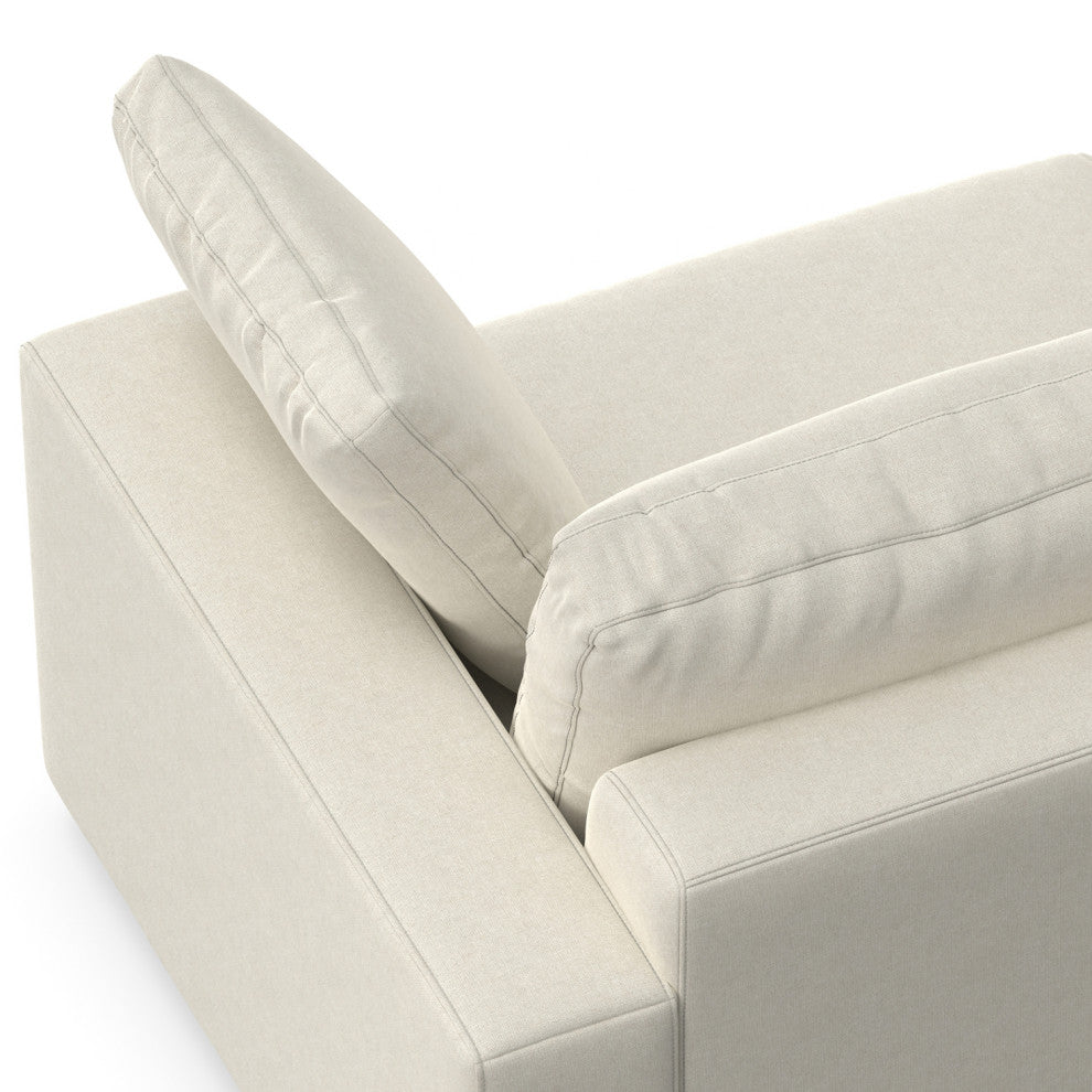 Charlie Left-Facing Sectional in Tightly Woven Performance Fabric