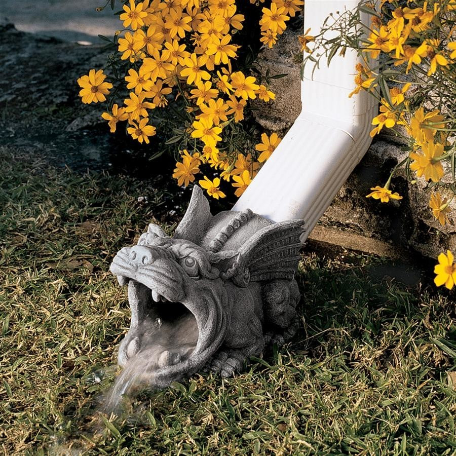 Roland the Gargoyle Rain Gutter