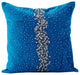 Blue Decorative Euro shams 26"x26" Silk, Blue Diamond Girl