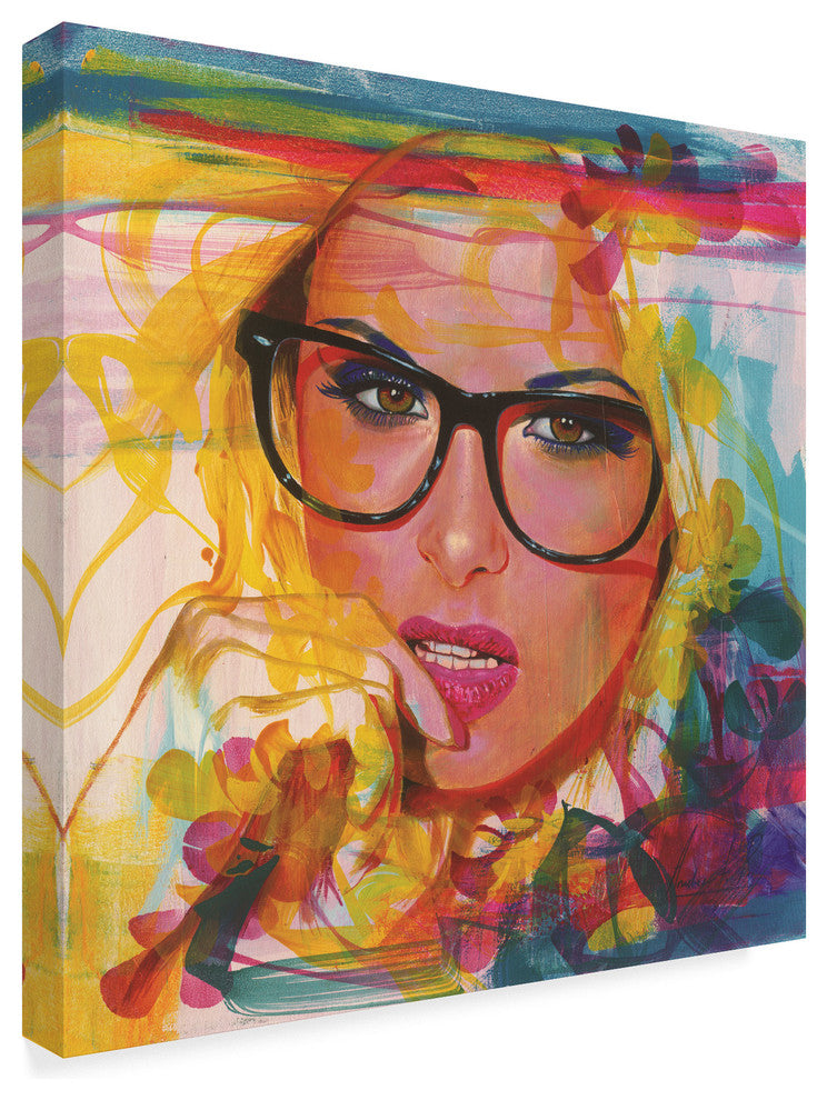Andrea Palacios 'Vogue I' Canvas Art, 35"x35"