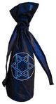 Silk Star of David Wine Bag
