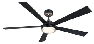 Fanimation FPD8564 TorchAire 64" 5 Blade Indoor / Outdoor Smart - Black